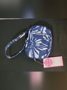 Buckhead Betties Navy & White Floral Mini Pouch